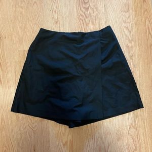 Uniqlo linen-blend skort